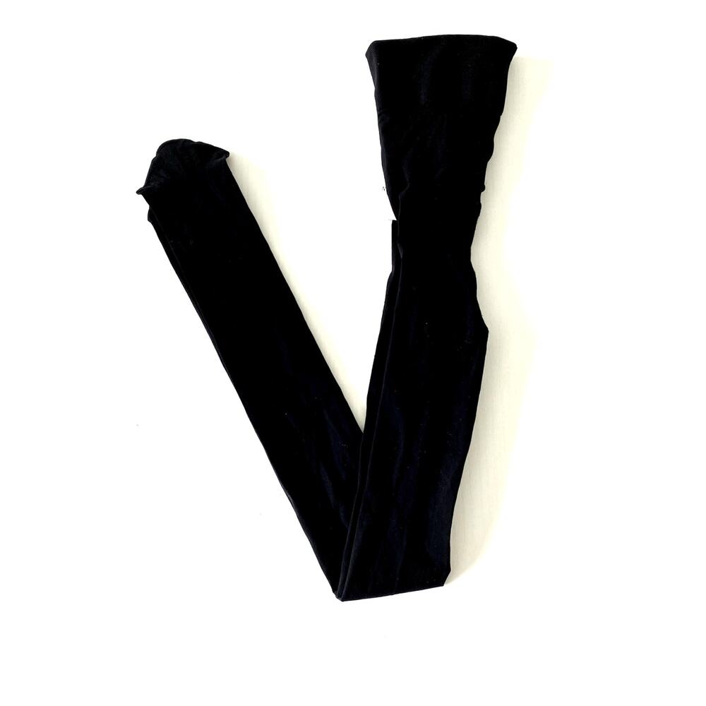 NWT SKIMS Black Footed Pantyhose in Black Size XXS - Picture 5 of 8